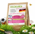 halmland Premium Rasensamen 10kg schnellkeimend für 400m² Sport und Spiel