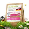 SEHR GUT getestet | Rasensamen schnellkeimend 10kg für 400m² | Sommer Sport und Spiel Rasen | Grassamen trockenresistent für Rasensaat und Nachsaat