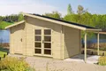 Alpholz Gartenhaus Aktiva 40 Varianta aus Holz Gartenhütte Inklusive: Schleppdach Geräteschuppen