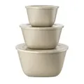 Koziol Frischhaltedosen Set CONNECT BOX STOCKHOLM, 3-teilig 7873700 , 1 Set, Farbe: beige