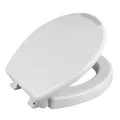 Wenko-Wenselaar GmbH & Co. KG WENKO Secura Comfort WC-Sitz, mit Sitzflächenerhöhung, Für eine optimale Sitzposition, WC-Sitz, Farbe: weiß 21905100