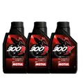 3 Lt Liter Motoröl MOTUL 300V 10W40 4T 100% Kunststoff Estercore Motorrad Racing