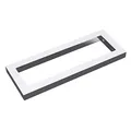 doporro Waschtischhalterung Waschtischkonsole Wandkonsole 45x3x15 cm rostfreie Edelstahl Silber Wandhalter rechteckig Träger Regalträger Regalhalter (1 Stück WH01