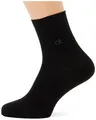 Calvin Klein Socks Damen Organic Cotton Roll Top, Schwarz, 39-42 EU