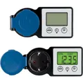 Energiekostenmessgerät Einspeisemessgerät Outdoor beleuchtet IP44 schwarz blau