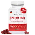 Bandini® Fermentierter Roter Reis, 180 Tabletten für 6 Monate, Hochdosiert,vegan
