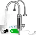 Durchlauferhitzer Warmwasserbereiter Warmwasser Armatur Edelstahl Wasserhahn