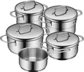 55781714 WMF Topf-Set Mini Cromargan® Edelstahl Rostfrei 18/10 Set 9-tlg., neu