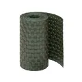 Jardinion Sichtschutzstreifen Rattan Optik 250 x 19cm Grün Sichtschutz, Balkon Sichtschutz, Terrasse- und Gartenzaun Sichtschutz
