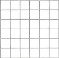 Gitter 5 x 5 cm Maschenweite - Maße: 90 x 40 cm