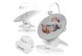 lionelo Babywippe IRIS, 360 Grad/ ab Geburt/12 Wiegenlieder/leicht und leise