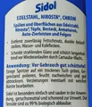 reinigt Metalle Edelstahl Nirosta Stahl