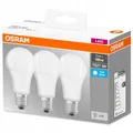 OSRAM LED-Lampen E27 13W = 100W A60 4000K 3er-Pack (3 Stück)