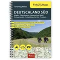 FolyMaps Touringatlas Deutschland Süd 1:250.000 / TVV Touristik Verlag / Taschenbuch