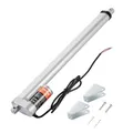 VEVOR 1500N Linear Actuator DC 12V Linearantrieb IP54 Elektrischer Linearmotor 400mm Hublänge Geräuschpegel ≤60dB Elektrische Türöffner 5mm/s Fahrgeschwindigkeit Lineartechnik Verstellantrieb