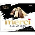 Merci Pralinen Black & White Selection, 20 Stück, 4 verschiedene Sorten, Limited Edition, 240 g