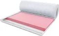 Topper 80x200 cm Matratzenauflage mit Visco-Schaum Höhe ca. 9 cm Kaltschaum Matratzenschoner H2 H3 mit waschbarem Premium Bezug