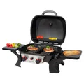 ProfiCook Tisch-Gasgrill PC-GG 1261, 2 Heizzonen+2 Brenner, 42x36 cm Grillfläche