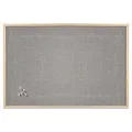 Zeller Pinnwand 80,0 x 60,0 cm Leinen grau