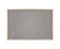 Zeller Present Pinnwand Pinnwand, 60 x 80 cm, Leinen, ZELLER