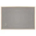 Zeller 11272 Pinnwand 80,0 x 60,0 cm Leinen grau