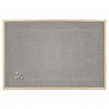 Zeller Pinnwand 80,0 x 60,0 cm Leinen grau