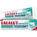 LACALUT Zahnpasta sensitiv Remineralisierung &, Sanftes Weiß, medizinische Zahncreme, 75ml