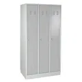 ADB Umkleideschrank Kleiderspind Garderobenschrank Spind 3-türig 1775x890x500 mm