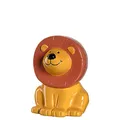 LEONARDO HOME Bambini Löwe Spardose, Keramik Sparschwein mit Schlüssel, Geschenk für Kinder, Jungen Mädchen, 12,8 cm, orange bunt, 039192