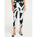 heine Jerseyhose Druck-Hose Innenbeinlänge ca. 65 cm schwarz 38
