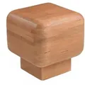 Villa Möbel Couchtisch, Natur, Holz, 45x45x45 cm, Wohnzimmer, Wohnzimmertische, Beistelltische