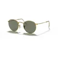 Ray-Ban 0RB3447 ROUND METAL 001/58 Gold Gr. 50/21 (mit Sehstärke)