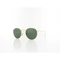 Ray Ban Round Metal RB3447 001 50 gold / green