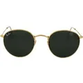 Ray-Ban Sonnenbrille rund Metall 3447 001 Gold Grün 50mm