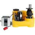 Jung Pumpen Fäkalienhebeanlage COMPLI 400 (400V) mit montierter Rückschlagklappe R80