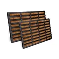 Entrando Kokos Fußmatte 40x60 cm – Schmutzfangmatte außen wetterfest – Fußabtreter klein & robust – Bürstenmatte Braun Schwarz für Balkon, Wohnung & Flur