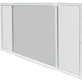 Schellenberg 50810 Insektenschutz Schiebe-Fenster Insectstop Slide für Fenster mit Rollläden, maximal 142 x 50 cm