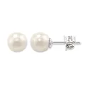THOMAS SABO Perlenohrstecker klein 925 Sterlingsilber