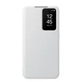 Schutzhülle Galaxy S24 Smart View mit Fenster und Video, Hellgrau