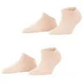 Esprit Sneakersocken Uni (2 Paar) verstärkt, knöchelfrei und aus weichem Material Baumwolle rosa 35-38