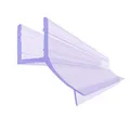 BIJON Duschdichtung 8mm - 200cm Duschtür-Dichtung für die Glas-Tür, Dichtung Dusche Glastür, Duschkabinen-Dichtung, Duschlippendichtung, Abdichtung Dusche, Gummilippe - DU03