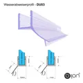 Wasserabweiser Duschdichtung Schwallschutz Duschkabine Ersatzdichtung 5-8mm