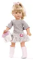 Götz 1690391 Precious Day Girls Jessica Puppe Netlace & Flowers - 46 cm große Stehpuppe, Blonde Lange Haare, Blaue Schlafaugen - 5-teiliges Set