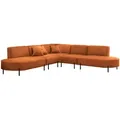 Fun Möbel Ecksofa, Rot, Textil, U-Form, 303x303 cm, Wohnzimmer, Sofas & Couches, Wohnlandschaften, Ecksofas