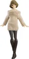 Max Factory Unisex – Erwachsene Good Smile Company Figma Styles: Chiaki with Off-The-Shoulder Sweater Dress Action Figure schulterfreiem Pulloverkleid, Actionfigur, Mehrfarbig, One Size