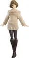 Figma Stile Buchse Bodyshoulder Pullover Kleid Actionfigur
