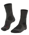 FALKE Herren Wandersocken TK1 Adventure M So Wolle Funktionsmaterial antiblasen dick 1 Paar, Grau Asphalt Melange 3180, 39-41