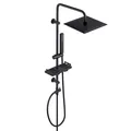 Regendusche Duschsystem mit Ablage,Wassersparend,Edelstahl Duschset ohne Arma...