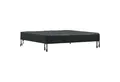 vidaXL Gartenmöbel-Schutzhülle Tischdecken Uni Schwarz 112 x 112 x 15 cm Stoff (1-St)