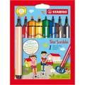 Stabilo Trio Scribbi 8er Etui 368/8-01 Filzstifte